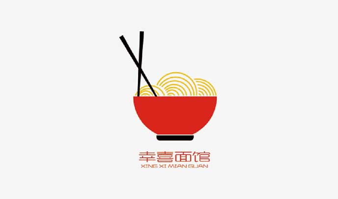 幸喜面館品牌VI設(shè)計(jì)|專(zhuān)業(yè)餐飲產(chǎn)品標(biāo)志logo設(shè)計(jì)-品牌形象升級(jí)